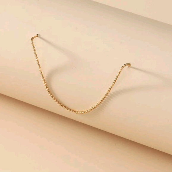 1 Golden Threader Chain Earring - Picture 3 of 3